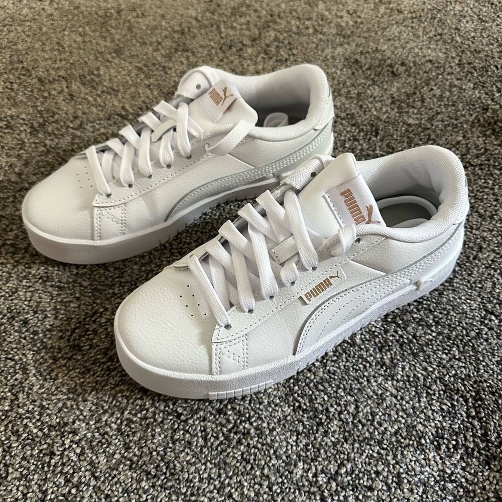 Puma Women's Sneakers Jada SC Better White Team Gold Size 6 - Just Tried On - Picture 3 of 8